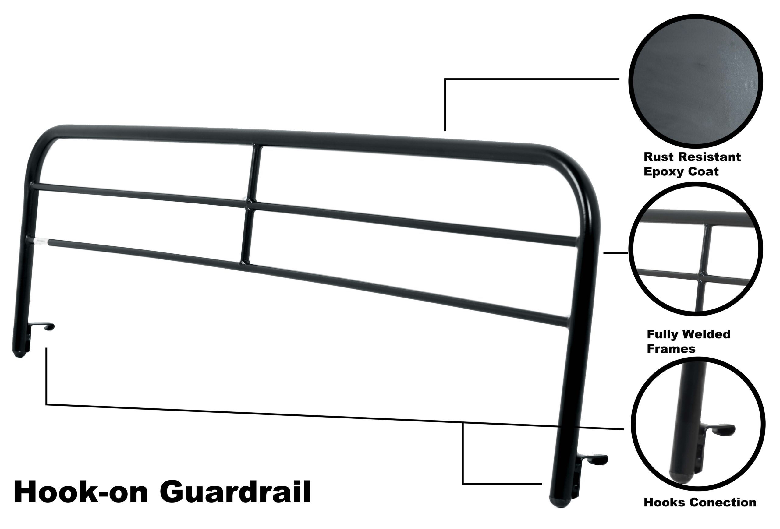 BLK GUARDRAIL- Features