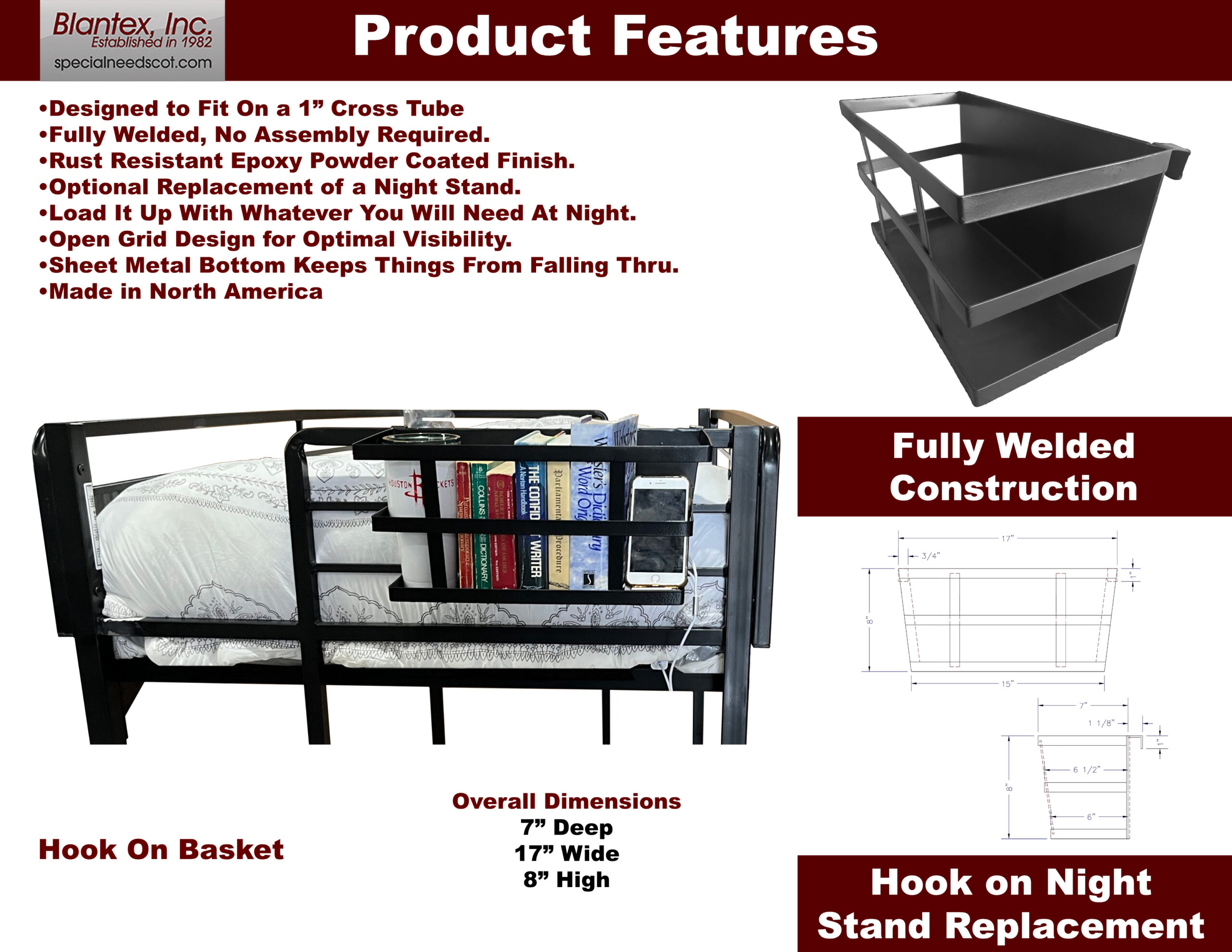 Hook On Basket Features